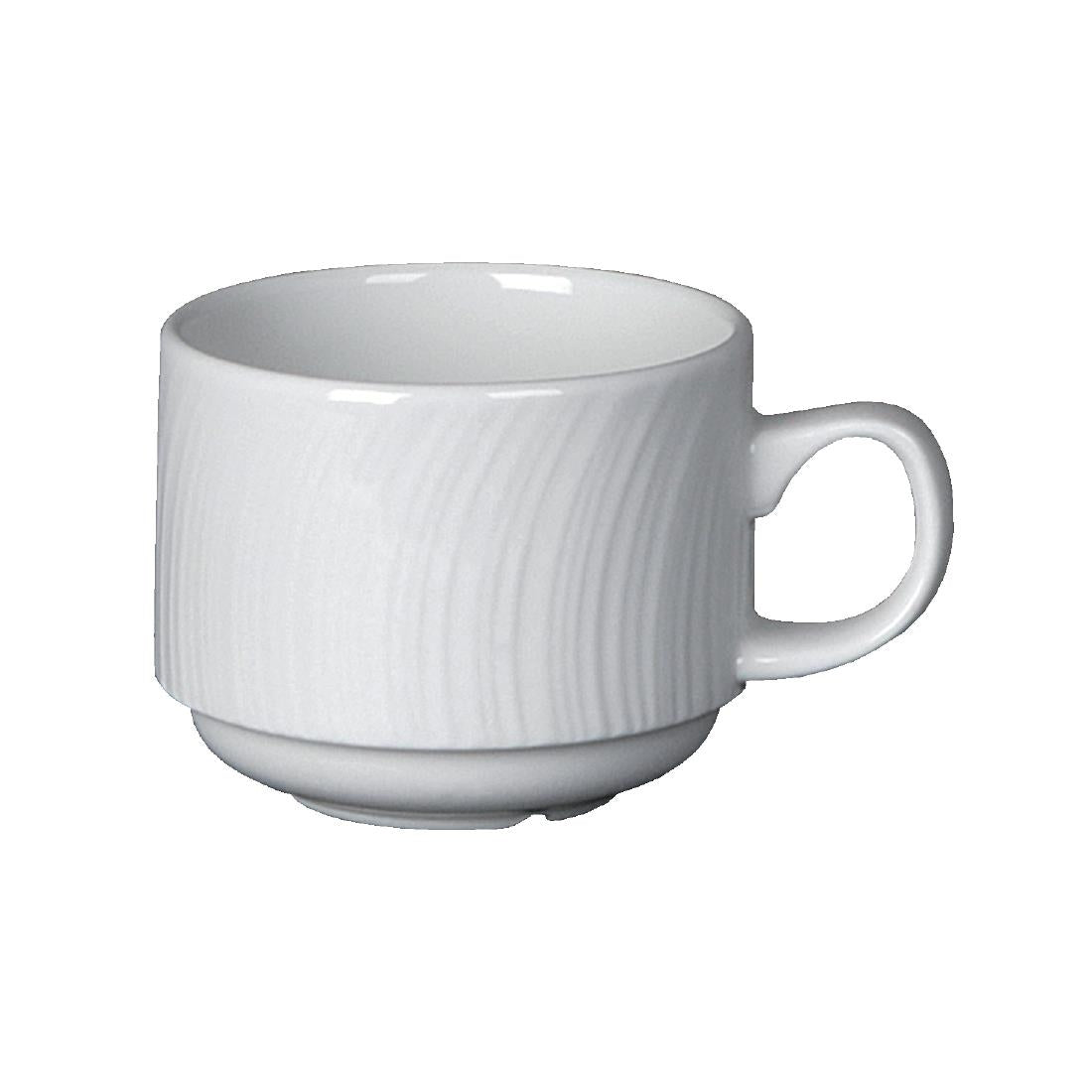V7753 Steelite Spyro Stacking Cups 85ml (Pack of 12)