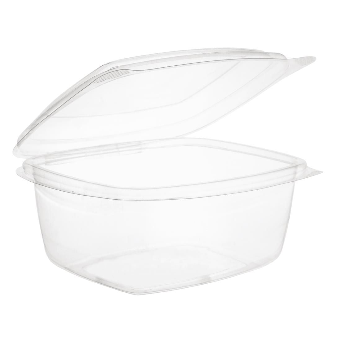 CP412 Vegware Compostable PLA Hinged-Lid Deli Containers 473ml / 16oz (Pack of 300)