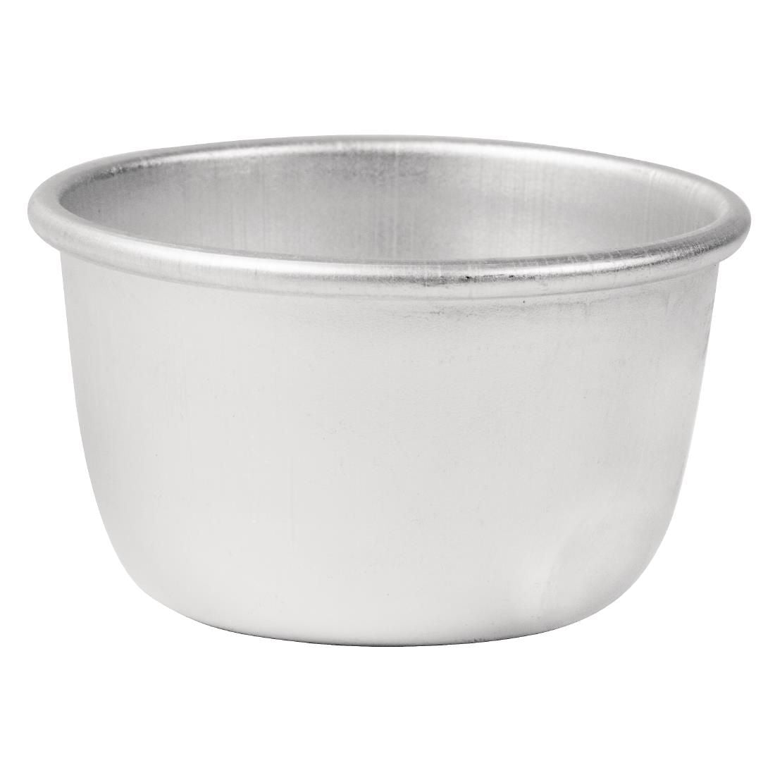 E048 Vogue Aluminium Mini Pudding Basin 105ml