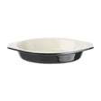 U563 Vogue Black Cast Iron Oval Gratin Dish 650ml - JD Catering Equipment Solutions Ltd