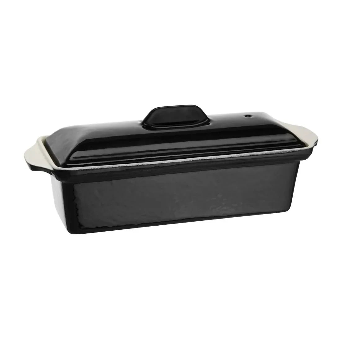 U559 Vogue Black Cast Iron Pate Terrine Mould 1.3Ltr - JD Catering Equipment Solutions Ltd