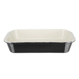 U572 Vogue Black Cast Iron Roasting Dish Large U572 - JD Catering Equipment Solutions Ltd