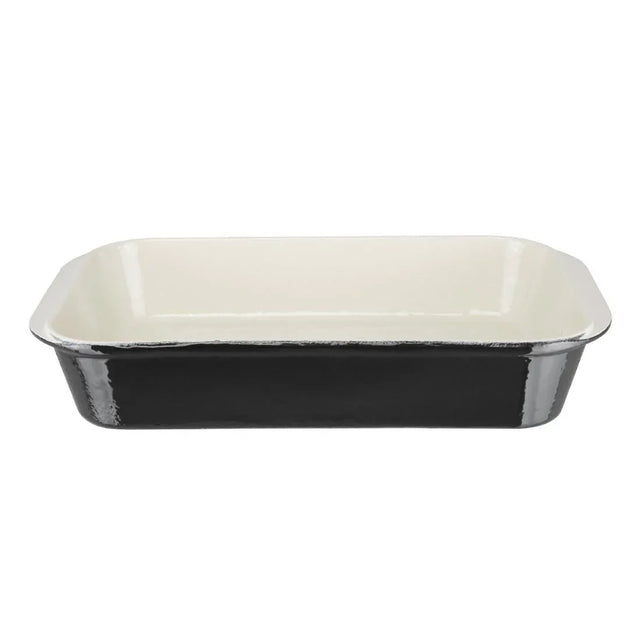 U572 Vogue Black Cast Iron Roasting Dish Large U572 - JD Catering Equipment Solutions Ltd