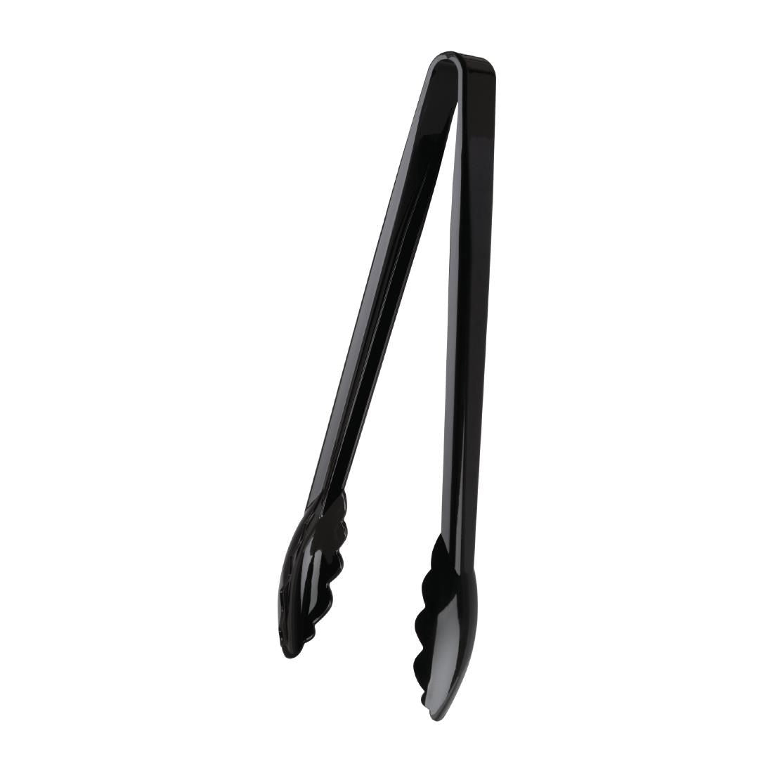 P925 Vogue Black Tongs 12"