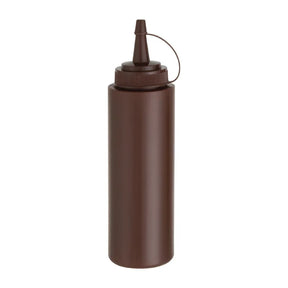 E624 Vogue Brown Squeeze Sauce Bottle 8oz - JD Catering Equipment Solutions Ltd