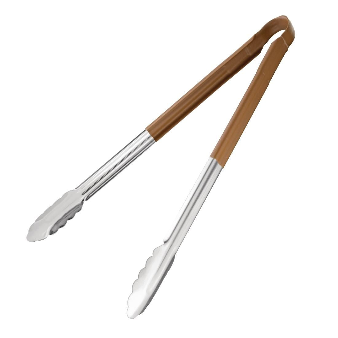 HC850 Vogue Colour Coded Serving Tong Brown 405mm