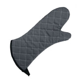 CL582 Vogue Flame Retardant Charcoal Oven Mitt 17"