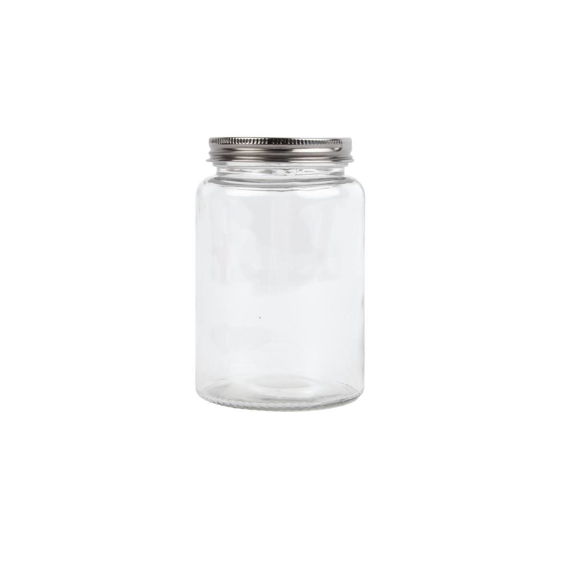 CP083 Vogue Glass Screw Top Preserving Jar 550ml (Pack of 6)