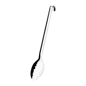 L672 Vogue Long Perforated Spoon with Hook 16" - JD Catering Equipment Solutions Ltd