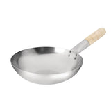 K295 Vogue Mild Steel Wok Flat Base 254mm