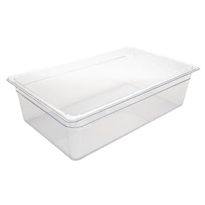 U226 Vogue Polycarbonate 1/1 Gastronorm Container 150mm Clear - JD Catering Equipment Solutions Ltd
