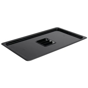 U474 Vogue Polycarbonate 1/1 Gastronorm Lid Black - JD Catering Equipment Solutions Ltd