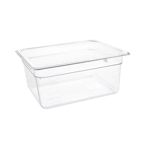 U230 Vogue Polycarbonate 1/2 Gastronorm Container 150mm Clear - JD Catering Equipment Solutions Ltd
