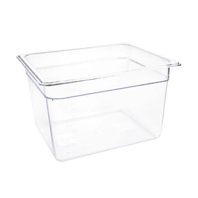 U231 Vogue Polycarbonate 1/2 Gastronorm Container 200mm Clear - JD Catering Equipment Solutions Ltd