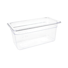 U234 Vogue Polycarbonate 1/3 Gastronorm Container 150mm Clear - JD Catering Equipment Solutions Ltd