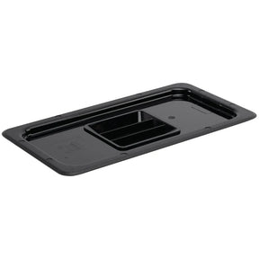 U476 Vogue Polycarbonate 1/3 Gastronorm Lid Black - JD Catering Equipment Solutions Ltd
