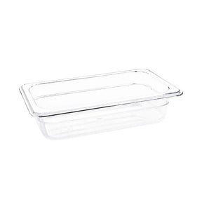 U236 Vogue Polycarbonate 1/4 Gastronorm Container 65mm Clear - JD Catering Equipment Solutions Ltd