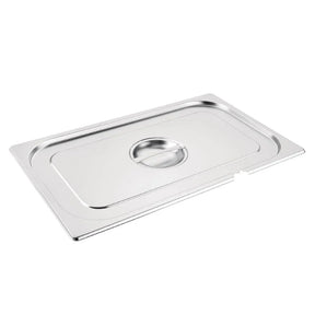 CB170 Vogue Stainless Steel 1/1 Gastronorm Notched Lid - JD Catering Equipment Solutions Ltd