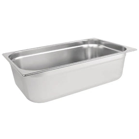 K924 Vogue Stainless Steel 1/1 Gastronorm Pan 150mm - JD Catering Equipment Solutions Ltd