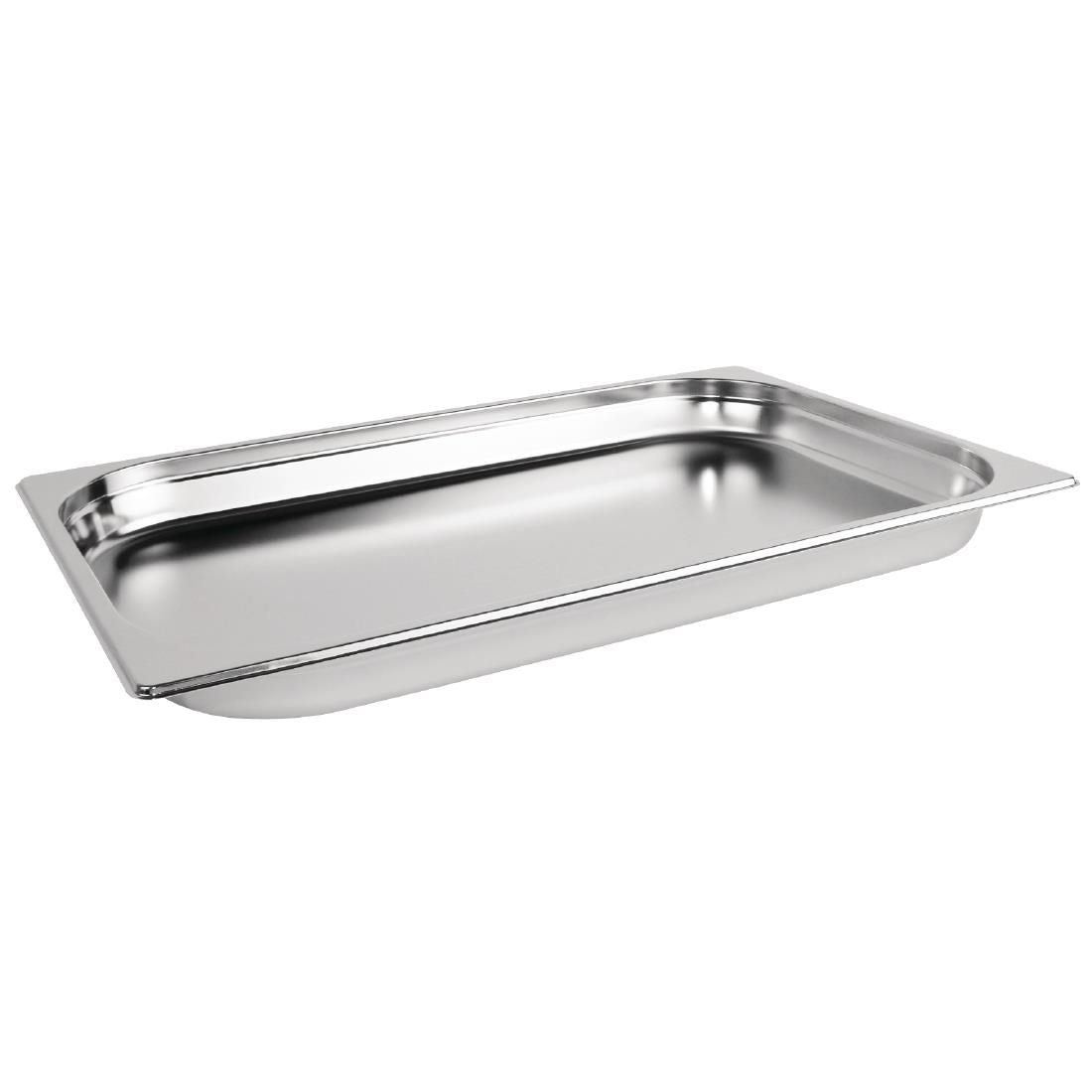 K994 Vogue Stainless Steel 1/1 Gastronorm Pan 40mm
