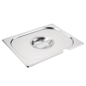 CB171 Vogue Stainless Steel 1/2 Gastronorm Notched Lid - JD Catering Equipment Solutions Ltd