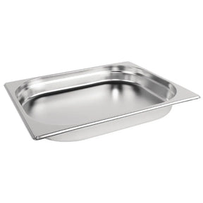 K925 Vogue Stainless Steel 1/2 Gastronorm Pan 40mm - JD Catering Equipment Solutions Ltd