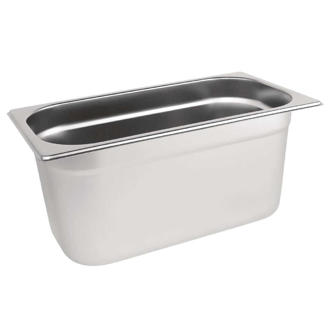 K934 Vogue Stainless Steel 1/3 Gastronorm Pan 150mm