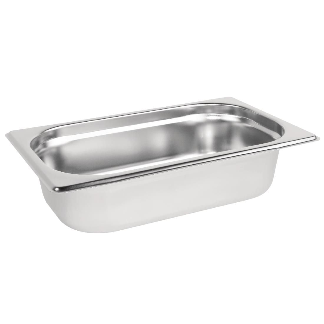 K818 Vogue Stainless Steel 1/4 Gastronorm Pan 65mm