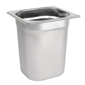K995 Vogue Stainless Steel 1/6 Gastronorm Pan 200mm - JD Catering Equipment Solutions Ltd