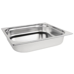K811 Vogue Stainless Steel 2/3 Gastronorm Pan 65mm - JD Catering Equipment Solutions Ltd