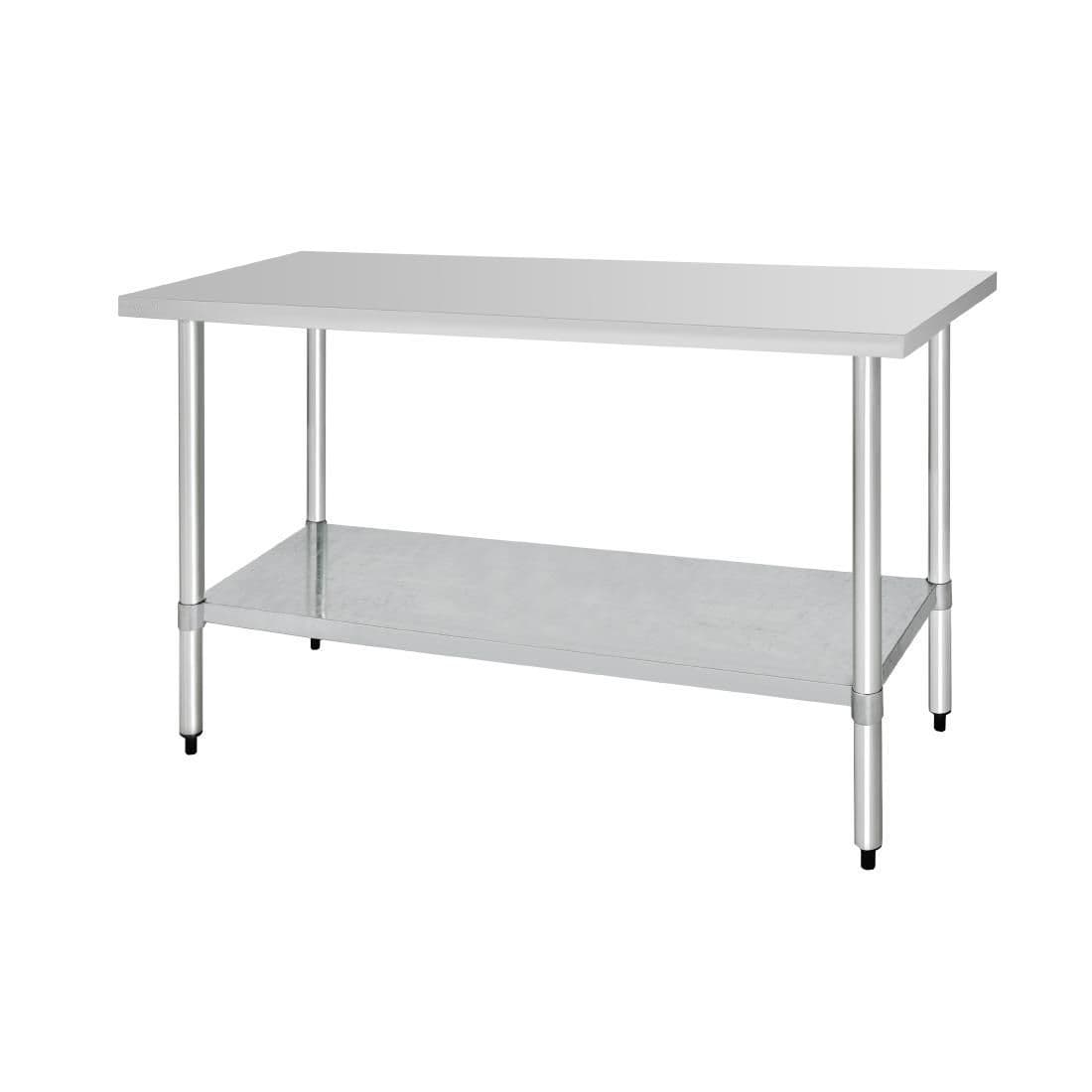 T378 Vogue Stainless Steel Prep Table 1800mm