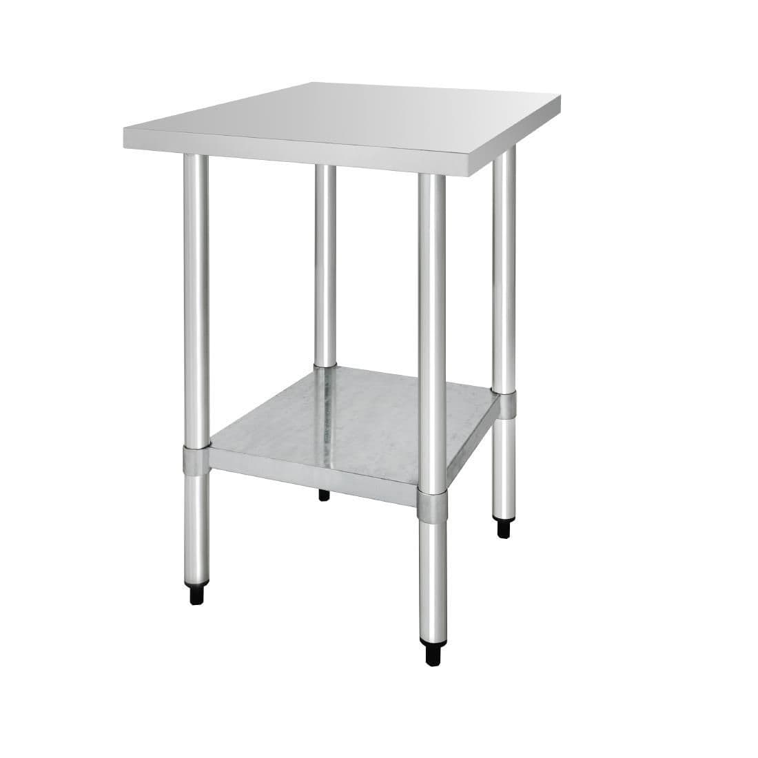 T389 Vogue Stainless Steel Prep Table 600mm