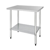 T375 Vogue Stainless Steel Prep Table 900mm