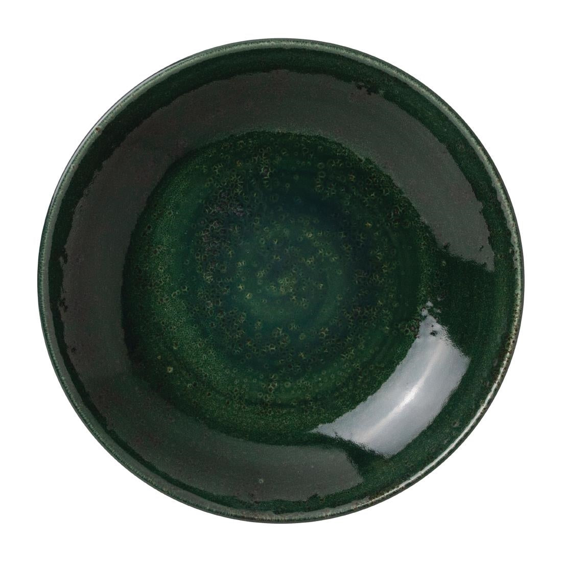 VV1855 Steelite Vesuvius Coupe Bowls Burnt Emerald 253mm (Pack of 12)