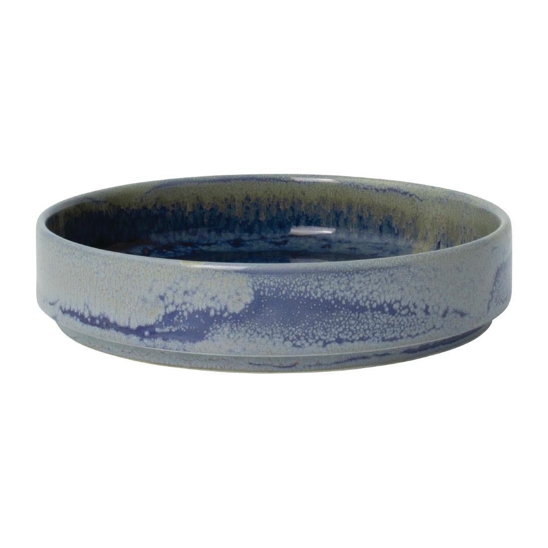 VV2500 Steelite Aurora Vesuvius Round Stacking Trays Lapis 135mm (Pack of 12)