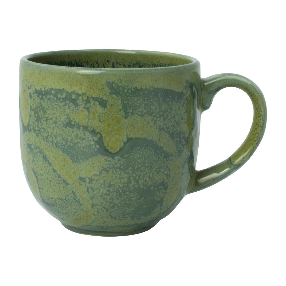 VV2534 Steelite Aurora Vesuvius Burnt Emerald Mugs City 340ml 12oz (Pack of 12)