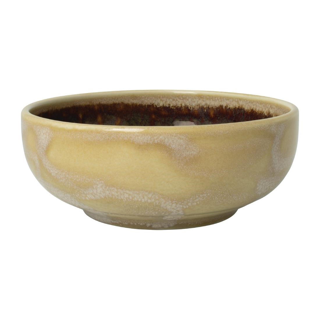 VV2550 Steelite Aurora Vesuvius Amber Bowls 155mm (Pack of 12)