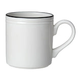 VV2682 Steelite Bead Black Band Mugs 285ml (Pack of 12) - JD Catering Equipment Solutions Ltd