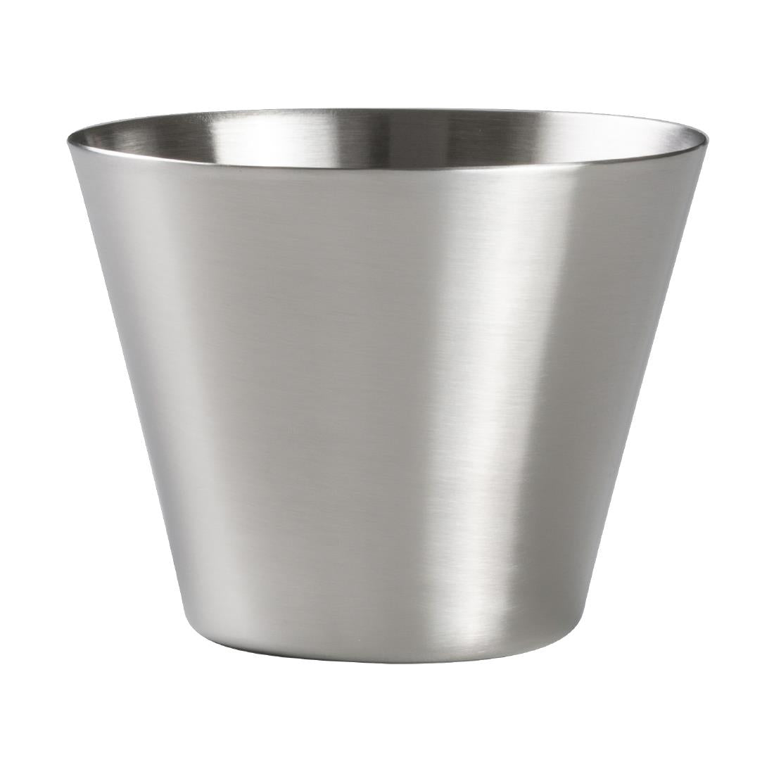 VV3417 Steelite Creations Metal Satin Fry Cup 340ml (Box 48)(Direct)