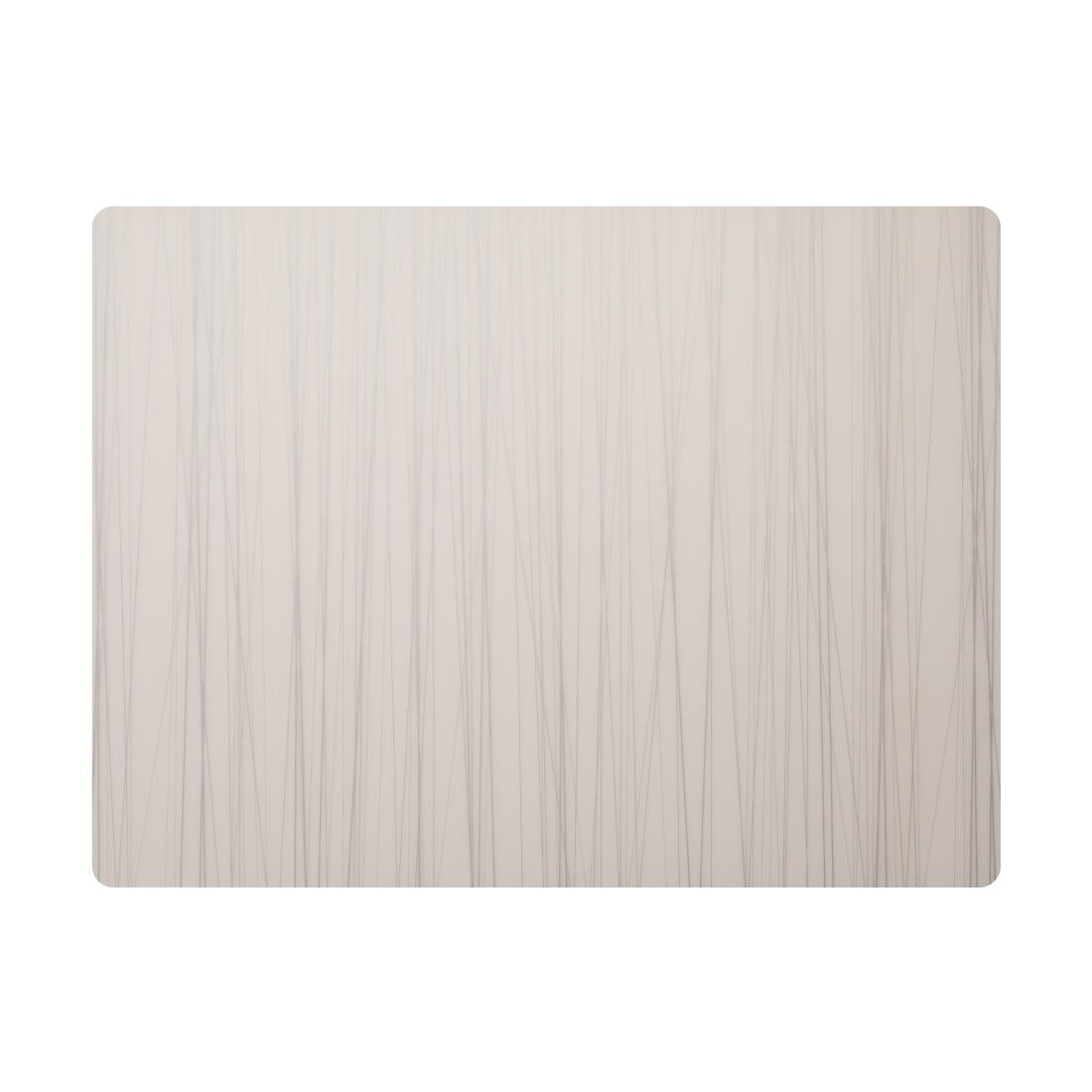 VV3425 Steelite Modern Twist Silicone Placemat Silver Stream 305x406mm(Box 12)(Direct)