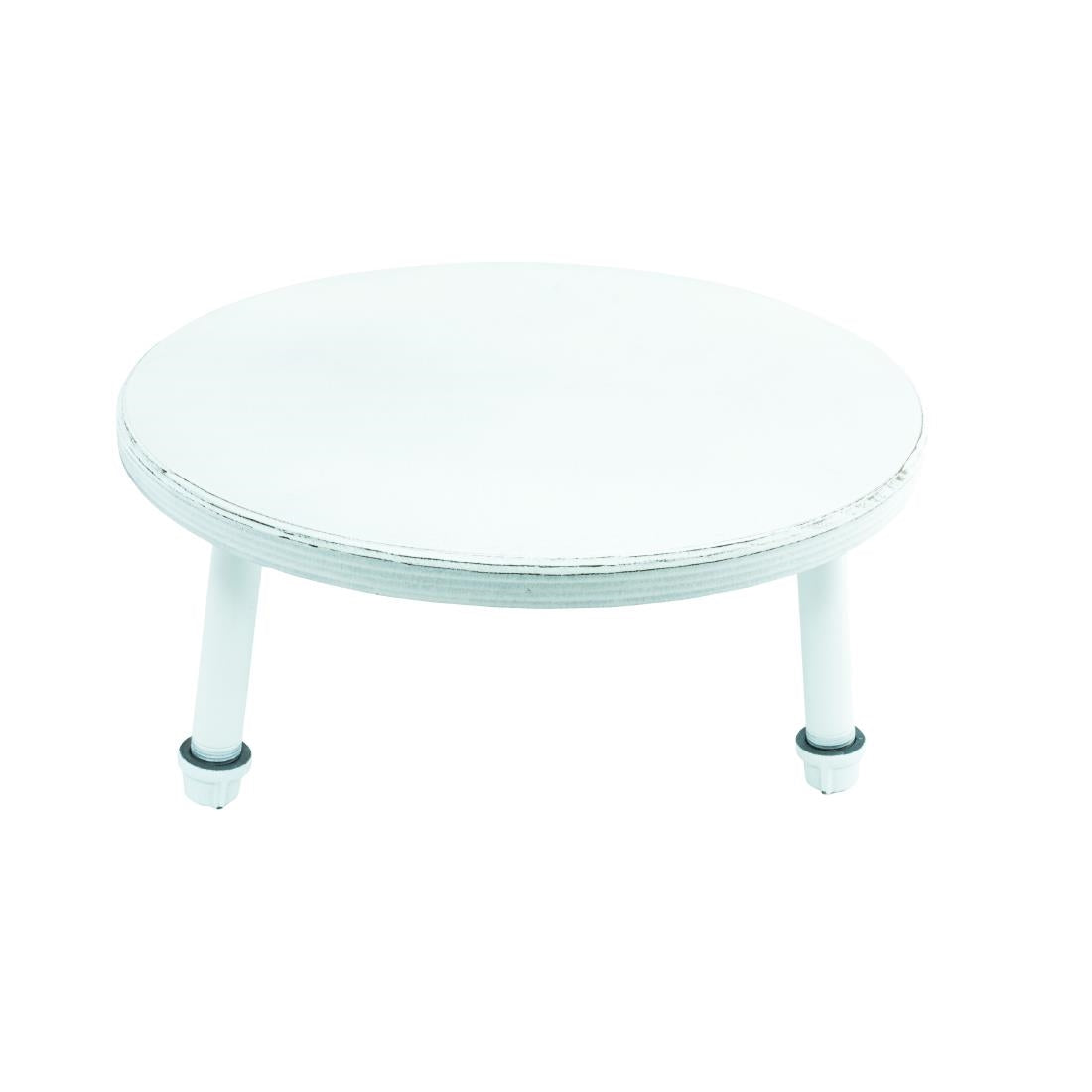VV3460 Steelite Aged White Pipe Stand Long Legs 355x165mm