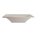 VV3468 Steelite Craft White Buffet Square Pebble Bowls 343mm (Pack of 6)