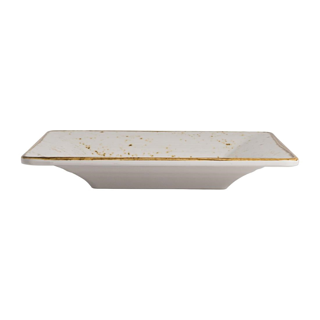 VV3469 Steelite Craft White Buffet Square Pebble Bowls 254mm (Pack of 6)