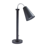 VV3481 Steelite DWH Modern Single Heat Lamp Black EU Plug 457mm - JD Catering Equipment Solutions Ltd
