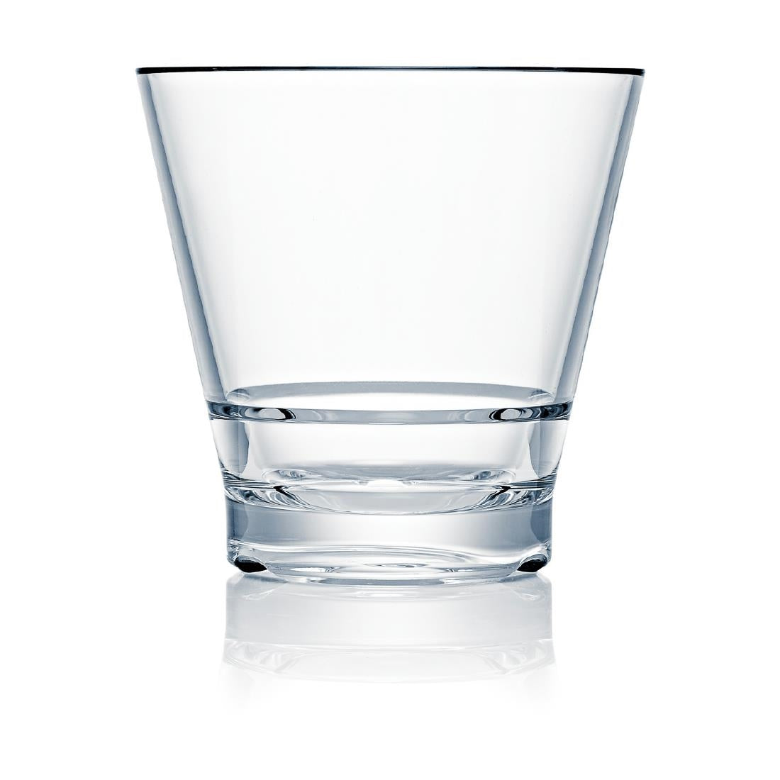 VV3563 Steelite Capella Stack Clear Double Rocks 355ml (Box 12)(Direct)