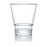 VV3568 Steelite Capella Stack Clear Short Double Rocks 414ml (Box 12)(Direct)