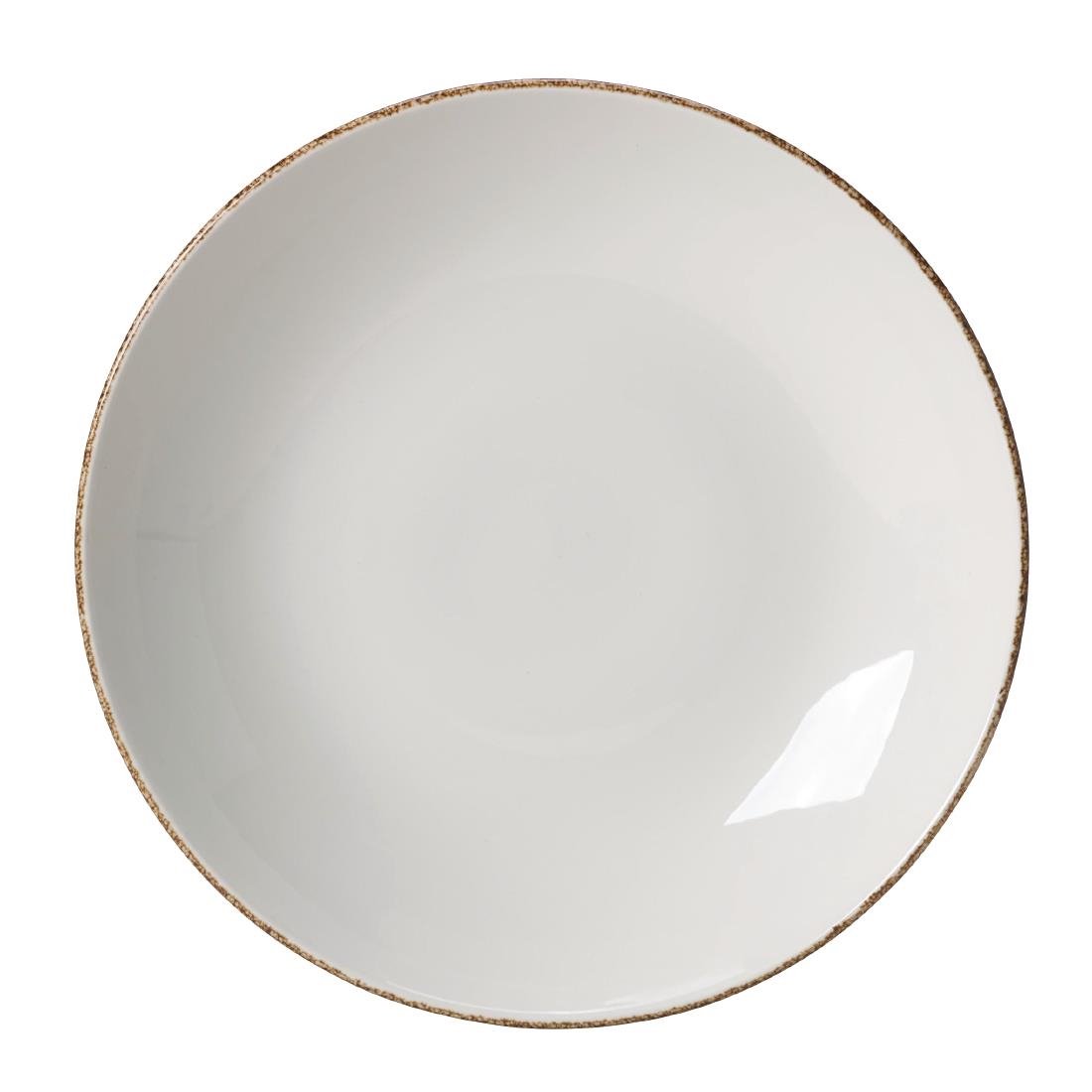 VV752 Steelite Brown Dapple Coupe Plates 280mm (Pack of 12)