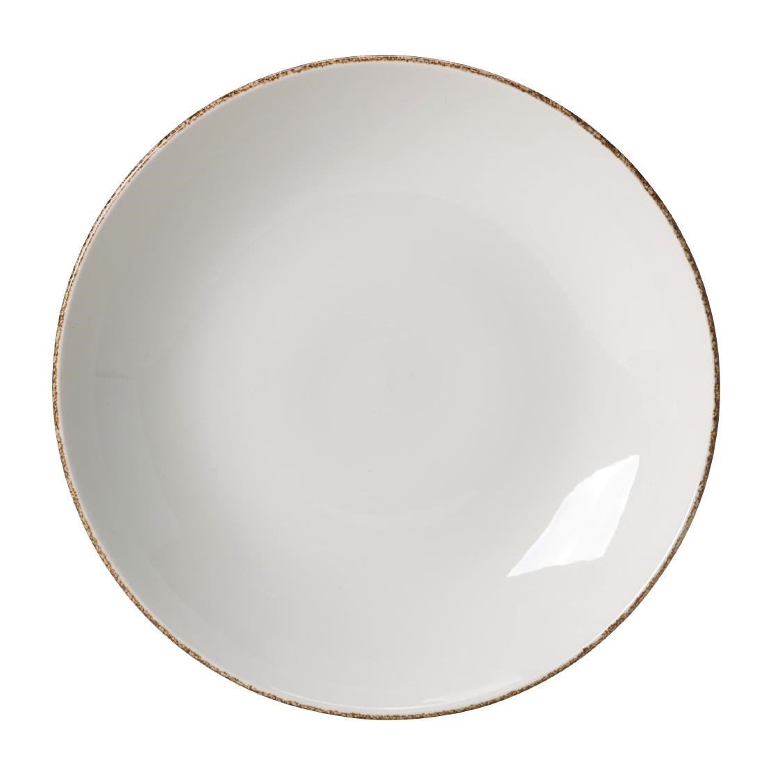 VV755 Steelite Brown Dapple Coupe Plates 203mm (Pack of 24)