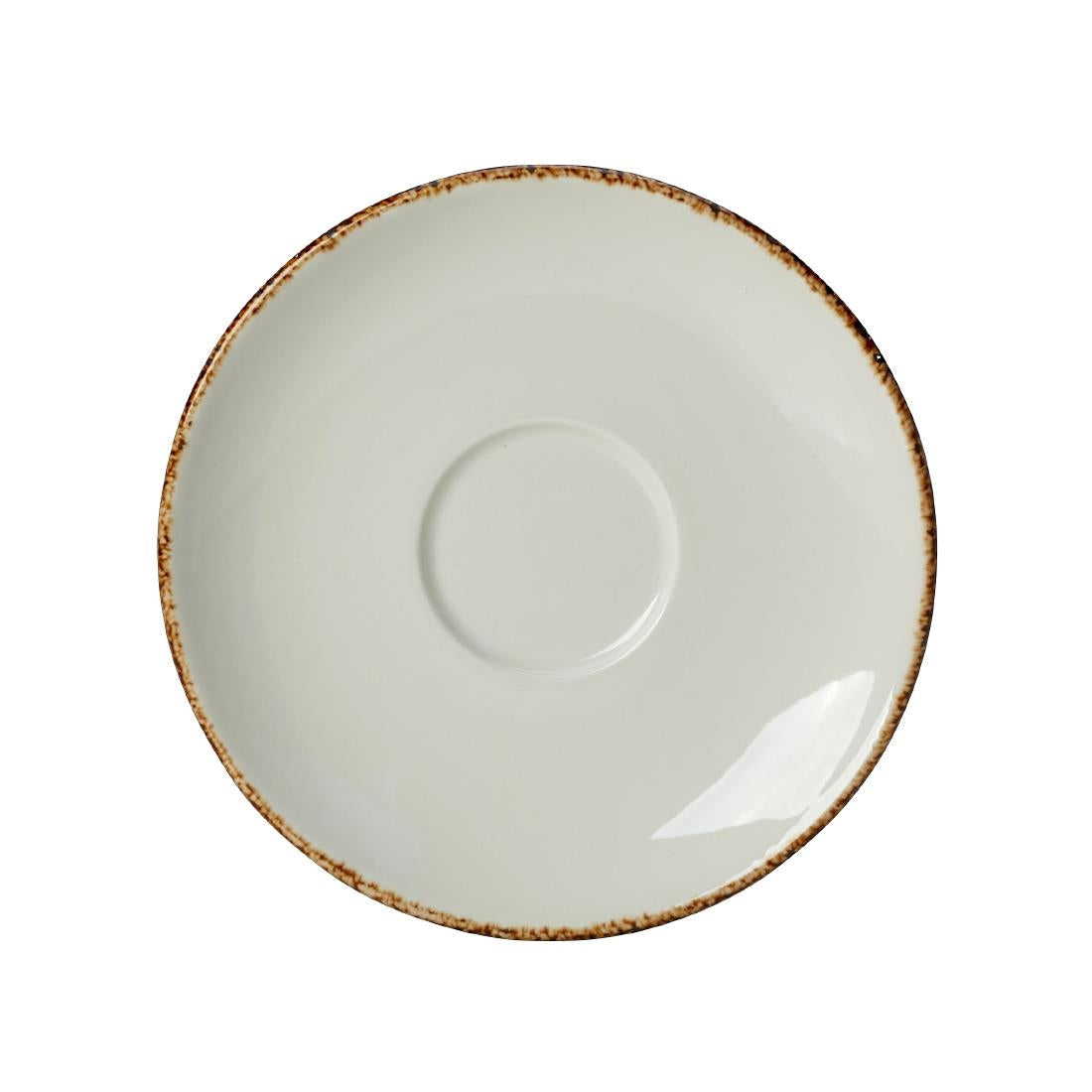 VV778 Steelite Brown Dapple Saucers 125mm (Pack of 12)