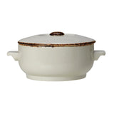 VV795 Steelite Brown Dapple Casserole Dish Lid (Pack of 6)